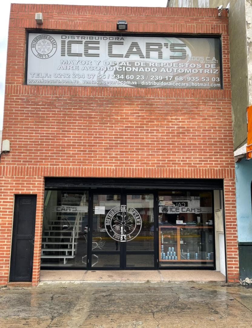 Fachada de ICE CARS - Distribuidora de repuestos de aire acondicionado automotriz